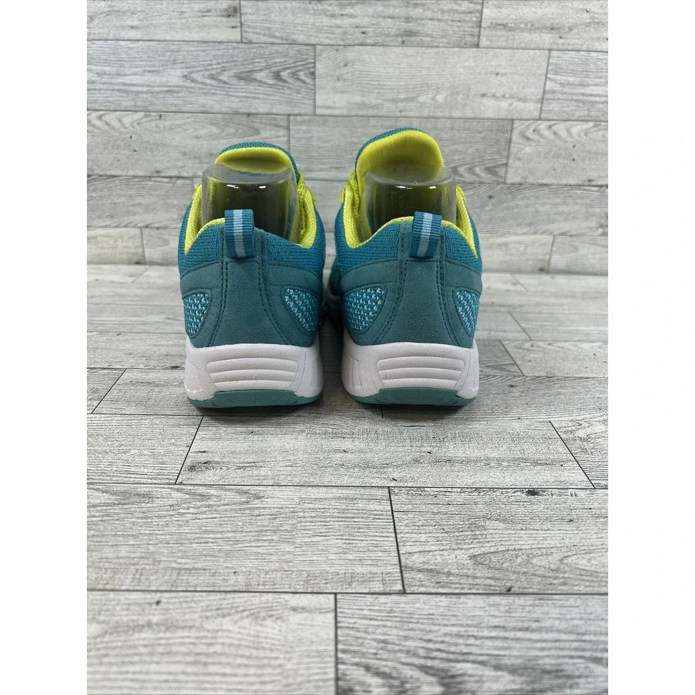 Biofit Orthofeet 986 Blue Teal‎ Yellow Orthopedic Walking Shoes Women Size 5.5 W